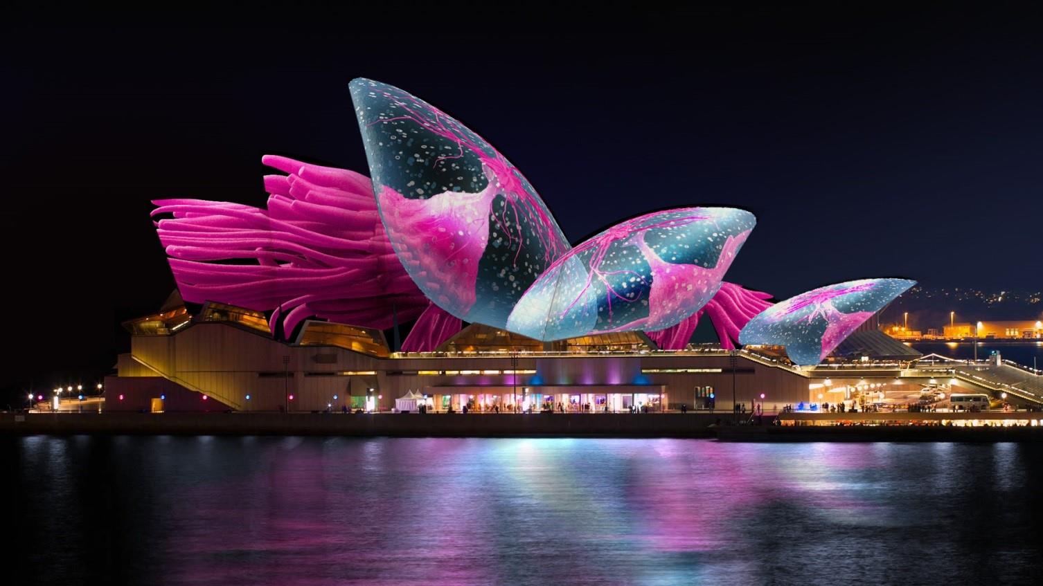 Фестиваль света Vivid Sydney Австралии