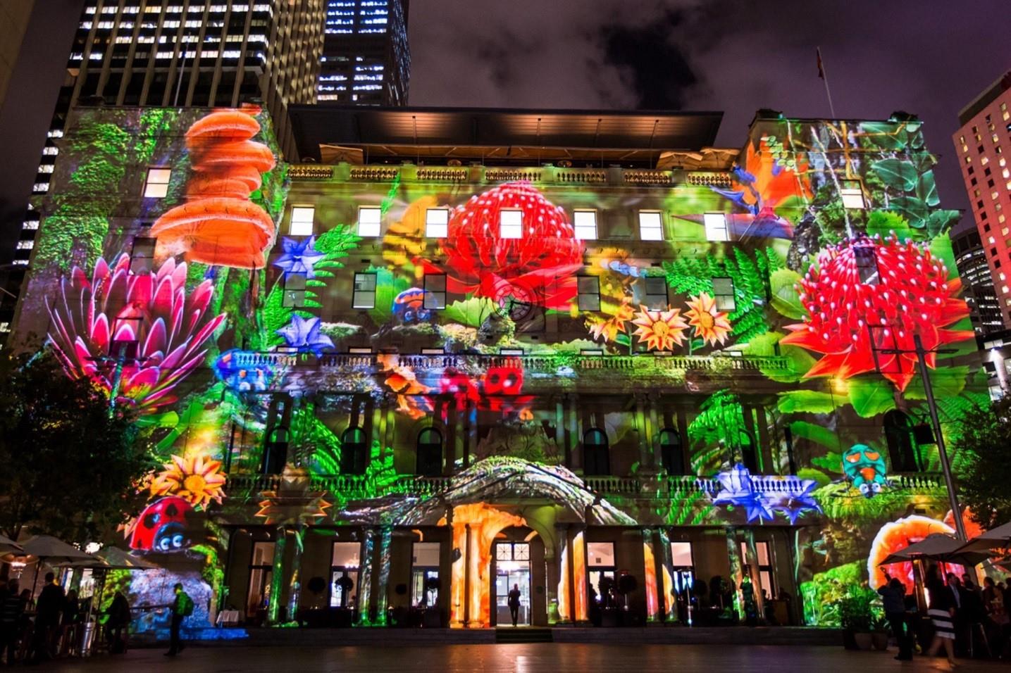 Фестиваль света Vivid Sydney Австралии